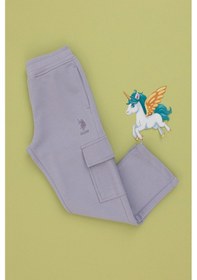 Resim U.S. Polo Assn. Kız Çocuk Lila Cepli Eşofman Altı 50297440-VR034 