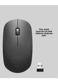 Resim Kablosuz Sessiz Mouse Ayarlanabilir Dpı Ve Usb Bağlantılı Diğer 