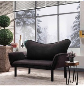 Resim Pafu Chatto İkili Kanepe Siyah 