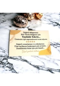 Resim E-ticaret Teşekkür Kartı 5x8 Cm 100 Adet Güzel Günlerde Kullanın 