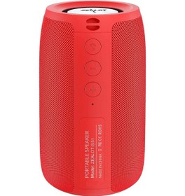 Resim Mufunye Taşınabilir Su Geçirmez Dış Mekan Hoparlörü, 5w Çıkış Gücü, 1500mah Pil, Aux Ve Usb Bağlantılı Kırmızı 