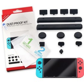 Resim beboncool Nintendo Switch Toz Geçirmez Kit Ve Cam Ekran Koruyucu Uyumlu 