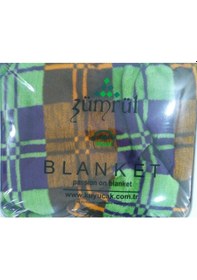 Resim Zümrüt Çift Kişilik Lüks Peluş Battaniye (314259554) Çok Renkli 