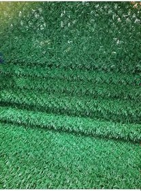 Resim KARMAT Bahçe Çiti, Telli Çim Çit, Çimçit, Çim Çit, Çimli Çit Teli, Dekoratif Çit, -1 Mt. X 1 Mt. Yeşil-100 x 100 