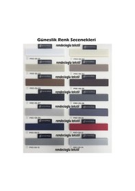 Resim Plise Perde Cam Balkon Perdesi Gece Gündüz Çiftli Sistem Zengin Renk Çeşiti Çok Renkli 