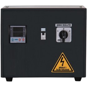 Resim 3,5 Kva Monofaze Servo Kontrollü Voltaj Regülatörü 160 - 250 V 