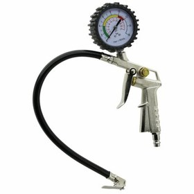 Resim Go İthalat SAATLİ HAVA ÖLÇME LASTİK ŞİŞİRME TABANCASI 12 BAR BASINÇLI - 1/4 REKOR (5332) 