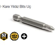 Resim GFB Kare Yıldız Bits Uç PH3 x 75 mm 20'lu Adet 