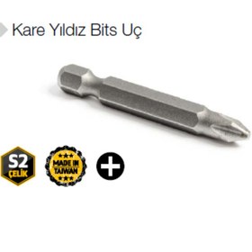 Resim GFB Kare Yıldız Bits Uç PH3 x 75 mm 20'lu Adet 