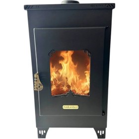 Resim Şömine Model Tek Camlı Pelet Sobası-425 