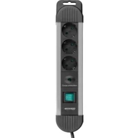 Resim S-Link Swapp Spgks03 1.5M 3G1.5Mm2 900 Joule 3Lü Akım Kor. Gri Priz Çoklayıcı 