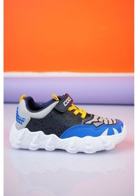 Resim GİMER - Cırtlı Mavi Çocuk Spor Ayakkabı - COOL3703G 