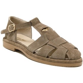 Resim Sandalet Kadın Rc-25y-001-r40208 John May 10-bej Süet Bej 