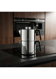 Resim Jumbo İnfinity 3ply İndüksiyon Tabanlı Çelik Çaydanlık Gümüş 