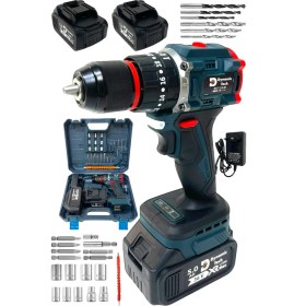 Resim Dynamic Tech Profesyonel Kömürsüz Darbeli Şarjlı Matkap Lion Çelik Mandren Metal Şanzıman Çift Akülü Vidalama 