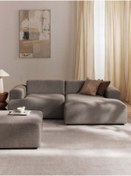 Resim S Home Design Concept Molly Mini 2 Modül Kanepe Köşe Koltuk, Sağ Köşe, Keten Vizon 210x145 cm 