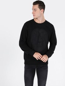 Resim Colin's Regular Fit Erkek Siyah Sweatshirt CL1051127_Q1.V2_BLK 