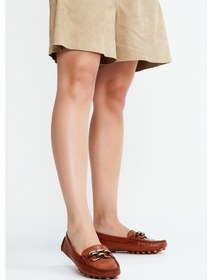 Resim Valmenti Leane Kadın Taba Hakiki Deri Loafer Ayakkabı 355 4045 Bn Ayk Y23 Taba 