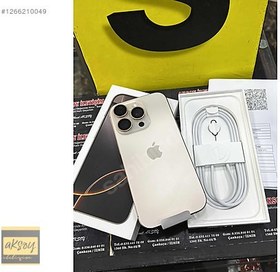 Resim Apple iPhone 16 Pro İkinci El TR | 1 TB | Çöl Titanyum 