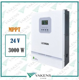 Resim Lexron 3000W 3kW 24V 80A Mppt Şarjlı Tam Sinüs Akıllı İnverter 