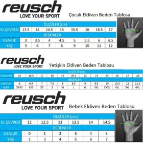 Resim Reusch Jasmine Kayak Eldiveni Beyaz - Siyah Renkli 6 Beden Kayak İçin Özel Tasarım 