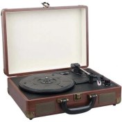 Resim Magicvoice PU16 Retro Vintage Çanta Pikap - Radyo - Bluetooth - USB Mp3 Çalar 