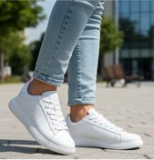 Resim WİPPER Erkek Günlük Spor Ayakkabı Casual Beyaz Rahat Hafif Ortopedik Hafif Taban 033 