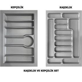 Resim Lider 75*49 Çekmece Içi Kepçelik ve 75*49 Kaşıklık Ikili Set 