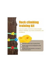 Resim Diğer Çocuklar İçin Eğitici Tırmanma Tutamakları - Dayanıklı Plastik, Esneklik Ve Denge Geliştirir 