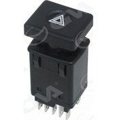 Resim Gva 8011034 - Dörtlü Flaşör Anahtarı Renault R9 9 Fişli 