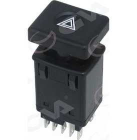 Resim Gva 8011034 - Dörtlü Flaşör Anahtarı Renault R9 9 Fişli 