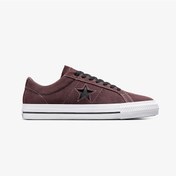 Resim Converse One Star Pro Unisex Kahverengi Süet Günlük Sneaker A10575c Kahverengi 