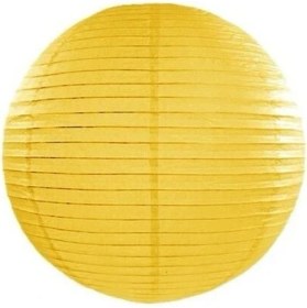 Resim Dekoratif Çin Feneri – Kağıt Lamba - Sarı 