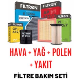 Resim Fıat Lınea 1.3 Euro 5 Filtre Bakım Seti 2012-2017 