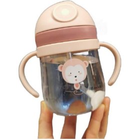 Resim Skycity Bebekler İçin 360 Dönebilen Sağlıklı Silikon Emzikli Dayanıklı Seyahat Bardak, 300ml 