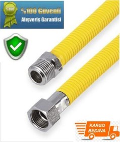 Resim Doğalgaz Hortumu Kombi Gaz Flexi - 316859154 