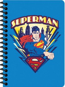 Resim Superman A6 80 Yaprak Çizgili Spiralli Bloknot Diğer 