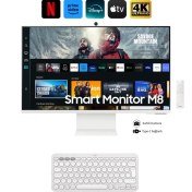 Resim Samsung Akıllı-Smart Monitör Tv M8-32 Inç 4K 80 Ekran- Kamera , Silim Tasarım Type-C, Bluetooth ve Wi-Fi Bağlantı Premium Monitör-Tv 