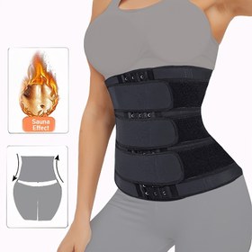 Resim Kadınlar için Bel Şekillendirme Kemeri, Karın Şekillendirme ve Ter Eğitimi Cihazı, Ayarlanabilir Bel Şekillendirici, Bel Desteği, Elastik Spor Kemeri, Ter Emici Yoga 