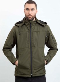 Resim Taktikal Outdoor Giyim Kamp Erkek Softshell Mont Su Geçirmez Ykk Fermuar Shellht 01 