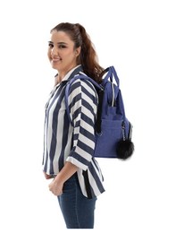 Resim Anne Bebek Çantası-mavi Mavi 