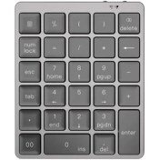 Resim Xhltd Alüminyum Alaşım 28 Tuşlar Bluetooth Kablosuz Sayısal Tuş Takımı Daha Fazla Fonksiyonlu Keys ile 140MAH Mini Numpad Muhasebe Görevleri (Yurt Dışından) 