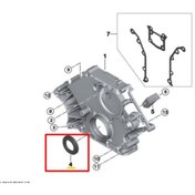 Resim Corteco-82033889 Yag Keçesi Krank Bmw 45X75X8X11.9 (20033889B) 542711321 