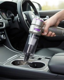 Resim Şarjlı Mini El Süpürgesi Üfleme Ve Vakum Özellikli Diğer 