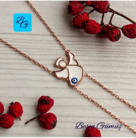 Resim Nazar Boncuklu Mineli Melek Şahmeran Rose 