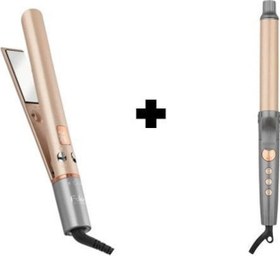 Resim Fakir Glow Keratinli Saç Düzleştirici Ve Saç Maşası Seti 