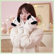 Resim Fastbuy Pacha Bebek Köpek Eldivenleri, Sıcak Tutan Beyaz Eldivenler Beyaz 