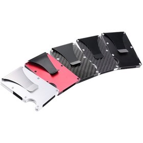 Resim Cüzdan Kartlık Kredi Kartı Cüzdanı Metal 5 Farklı Renk Seçeneği 