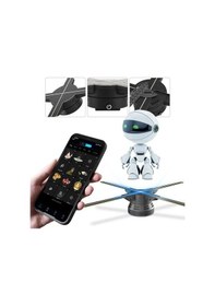 Resim Hello Z7h 3d Hologram Fan - Holografik Video Görüntü Projektörü 52 Cm Uzaktan Kumanda - Wifi - Telefon App 