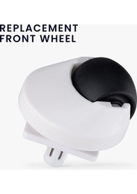 Resim Roborock S6 / S7 Serisi Uyumlu Robot Yedek Ön Tekerlek S65, S55 Max, S7 Max, T7s Plus, G10 